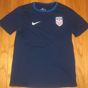 Navy short sleeve Nike USA Men’s Soccer Tee